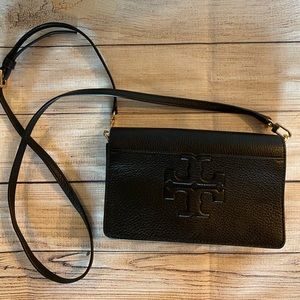 Tory Burch Black Leather Crossbody
